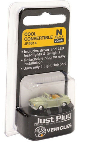 N Scale Woodland Scenics JP5614 Just Plug Cool Convertible Lighted Vehicle