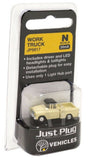 N Scale Woodland Scenics JP5617 Just Plug Work Truck Lighted Vehicle