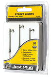 N Scale Woodland Scenics Just Plug JP5639 Arched Cast Iron Street Lights