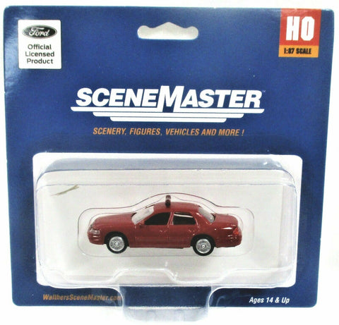 Walthers SceneMaster 949-12020 Red Fire Chief/Command Ford Crown Victoria