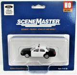 Walthers SceneMaster 949-12021 Police Black & White Ford Crown Victoria