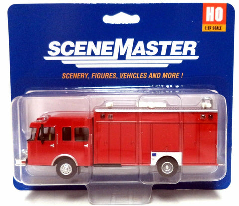HO Scale Walthers SceneMaster 949-13802 Hazardous Materials Fire Truck