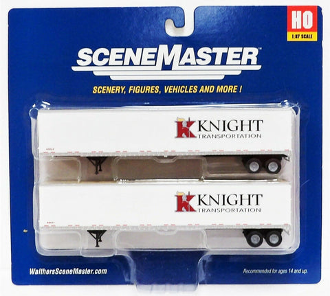 HO Scale Walthers SceneMaster 949-2464 Knight Transportation 53' Trailers