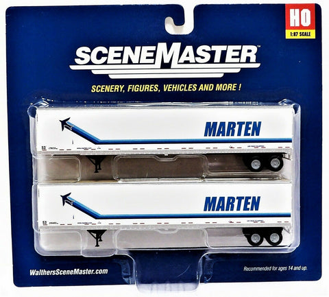HO Scale Walthers SceneMaster 949-2465 Marten 53' Stoughton Trailers