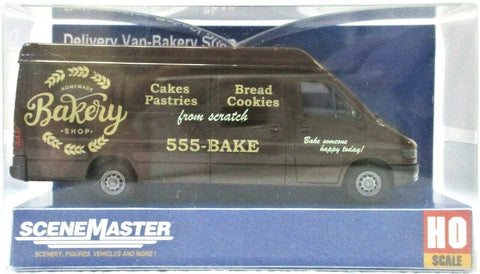 HO Scale Walthers Scene Master 949-12202 Homemade Bakery Shop Sprinter Van
