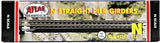 N Scale Atlas 2542 Straight Bridge Girders (4) pcs