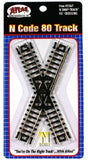 N Scale Atlas 2567 Code 80 45 Degrees Crossing Snap-Track