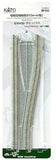 N Scale Kato Unitrack 20-052 Concrete Tie Right Hand 12-3/16" Widening Section