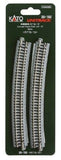 N Scale Kato Unitrack 20-150 Curve Track 15-Degree 28-1/4" 718mm Radius (4) pcs