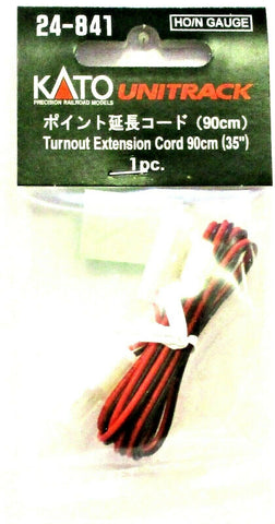 N/HO Scale Kato Unitrack 24-841 Turnout Extension Cord 35" [1 pc]