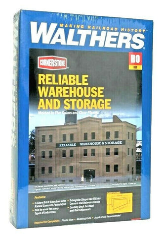 HO Scale Walthers Cornerstone 933-2967 Engineering Office Building Kit