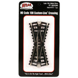 HO Scale Atlas 172 Code 100 25-Degree Custom Line Crossing