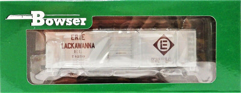 HO Scale Bowser 42714 Gray Erie Lackawanna EL 74250 40' Single-Door Steel Boxcar