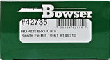 HO Scale Bowser 42735 Santa Fe ATSF 146310 40' Single-Door Steel Boxcar