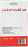 HO Scale Busch 7903 Male Figure Electrical Cabinet & Mercedes-Benz Action Set