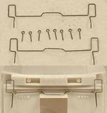 HO Scale Cal Scale 522 Wire Coupler Lift Bars For EMD GP & SD Units 1 Pair