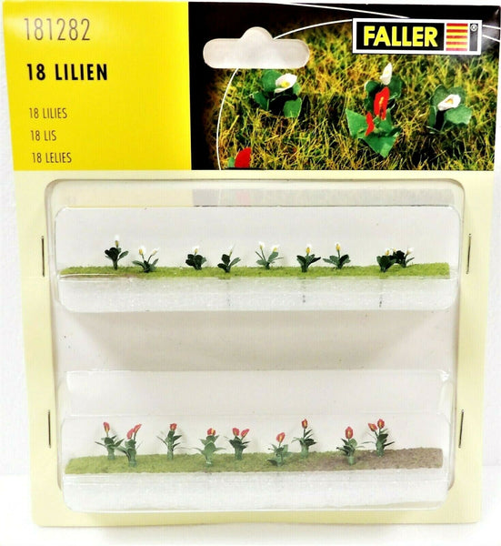 HO Scale Faller Gmbh 181282 Lilies pkg (18) – Sidetrack Hobby