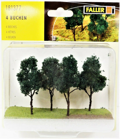 HO Scale Faller Gmbh 181377 Beech Trees pkg (4)
