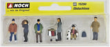 HO Scale Noch Gmbh & Co 15290 Homeless People/Men w/Dog & Shopping Cart pkg (6)