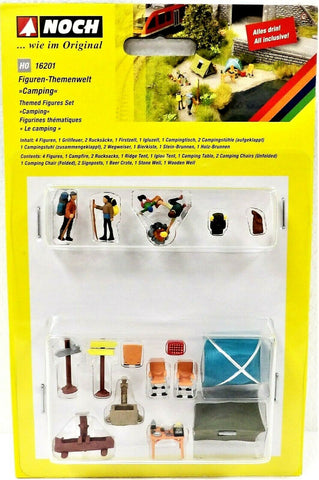 HO Scale Noch Gmbh & Co 16201 Camping Site and Accessories