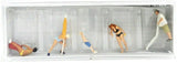 HO Scale Preiser Kg 10694 Ready for Sunbathing at Beach/Pool Figures Set pkg (5)