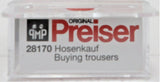 HO Scale Preiser Kg 28170 Man Buying/Looking at Pants Figure