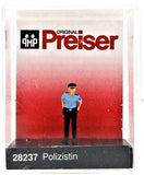HO Scale Preiser Kg 28237 Police Woman Figure