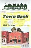 HO Scale Smalltown USA 699-6000 Town Bank/Tina's Tart Shoppe Kit