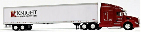 HO Trucks n Stuff 018 Peterbilt 579 Sleeper w/Knight Transportation 53' Trailer