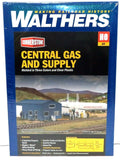 HO Scale Walthers Cornerstone 933-3011 Central Gas & Supply Building Kit