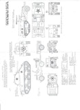 HO Scale Microscale MC-4279 US Army Armor, Jeeps, etc. 1940s+ Decal Set