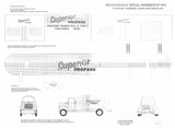 N Scale Microscale 60-941 Propane Terminal Supplier Signs and Vehicles Decal Set
