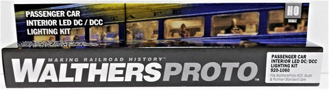 HO Scale Walthers Proto 920-1060 Passenger Car Interior LED Lighting Kit