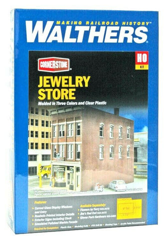 HO Scale Walthers Cornerstone 933-3476 Jewelry Store Building Kit