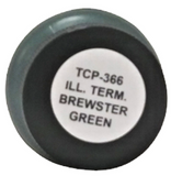 Tru-Color TCP-366 IT Illinois Terminal Brewster Green 1 oz Paint Bottle