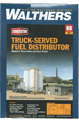 HO Scale Walthers Cornerstone 933-4038 Truck-Served Fuel Distributor Kit