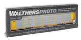 HO Scale Walthers Proto 920-101418 Chicago & North Western 89' Thrall Tri-Level Auto Rack ETTX 701581 Flat