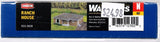 N Scale Walthers Cornerstone 933-3838 Brick Ranch House Building Kit