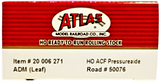 HO Atlas 20006271 Archer-Daniels-Midland Leaf Logo ADMX 50076 Pressureaide Centerflow Covered Hopper