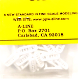 HO Scale A Line Product 25099 Container Inter-Box Connector Pins pkg 150
