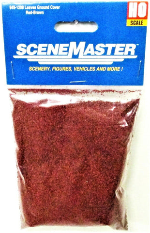 HO Scale Walthers SceneMaster 949-1209 Reddish-Brown Leaves Ground Cover