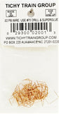 O Scale Tichy Train Group 2001 18" Drop Type Grab Irons pkg (50)