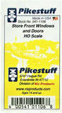 HO Scale Pikestuff 541-1106 Storefront Door & Windows (3) pcs