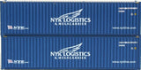 N Scale Jacksonville Terminal 405014 NLK Logitics 40' High Cube Container