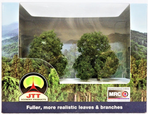 HO Scale JTT Miniature Tree 94300 Deciduous Trees 3" Tall pkg (2)