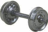 HO Scale Kadee #523 33" Diameter Ribbed Back Metal Code 110 Wheels (12) pcs