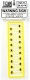 N Scale Tichy Train Group 2614 Highway Grade Crossing Warning Signs
