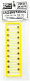 N Scale Tichy Train Group 2620 Early Grade Crossing Advance Warning Signs