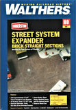 HO Scale Walthers Cornerstone 933-3156 Brick Street System Straight Sections