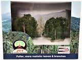 N Scale JTT Miniature Tree 94270 Weeping Willow Trees 3" Tall pkg (2)